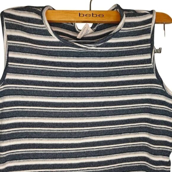 High Sierra Vintage Y2K Striped Knit Texture Tank - Picture 3 of 6